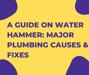 how to fix water hammer
